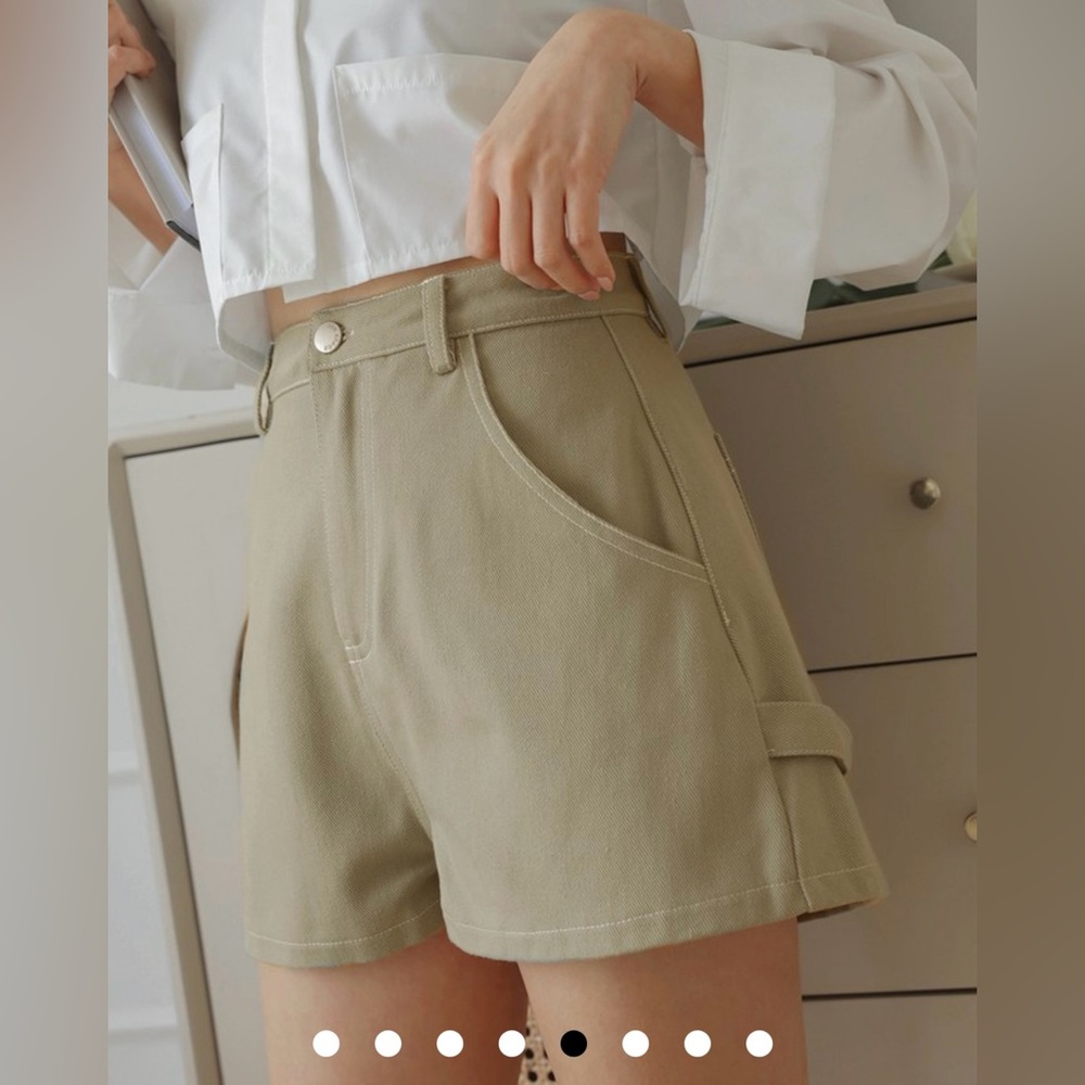 NEW! AIR SPACE Stitched Heavyweight Jeans Denim Shorts